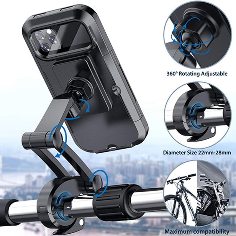 Mosrugs | 15W Power Bank Waterproof Bike Handlebar Phone Mount