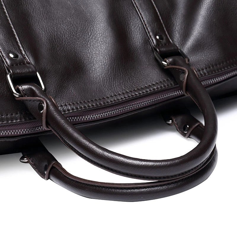 Mosrugs | Stylish Leather Men’s Travel Bag – Perfect for Long and Short Trips