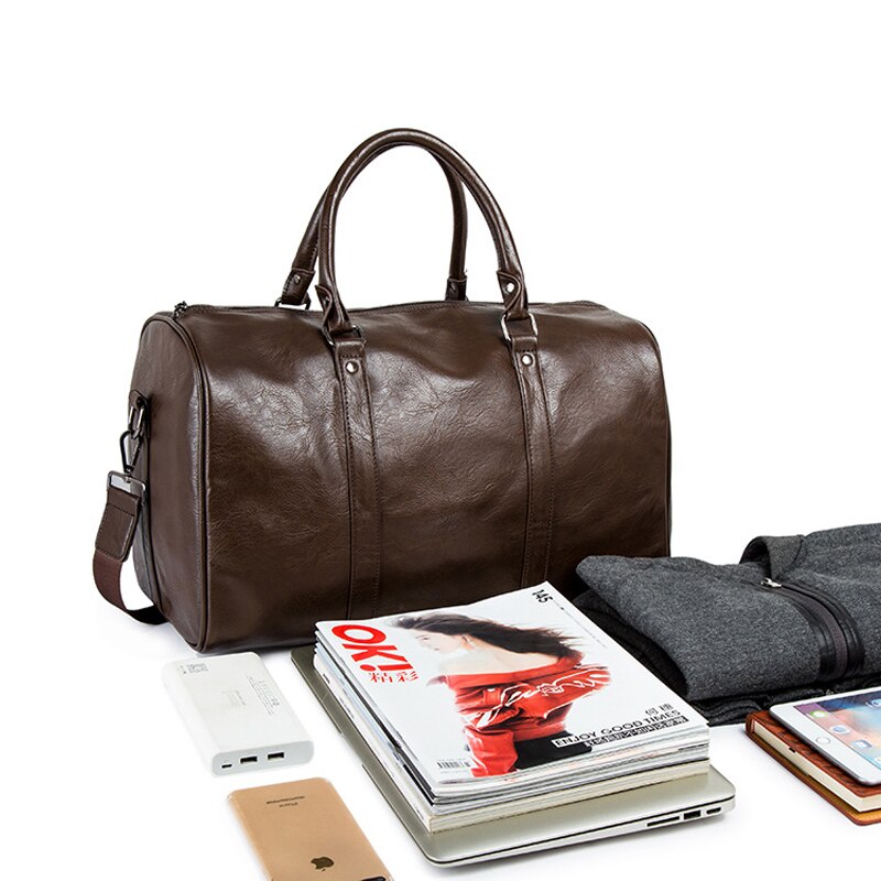 Mosrugs | Stylish Leather Men’s Travel Bag – Perfect for Long and Short Trips