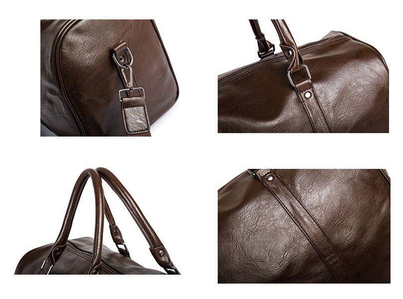 Mosrugs | Stylish Leather Men’s Travel Bag – Perfect for Long and Short Trips