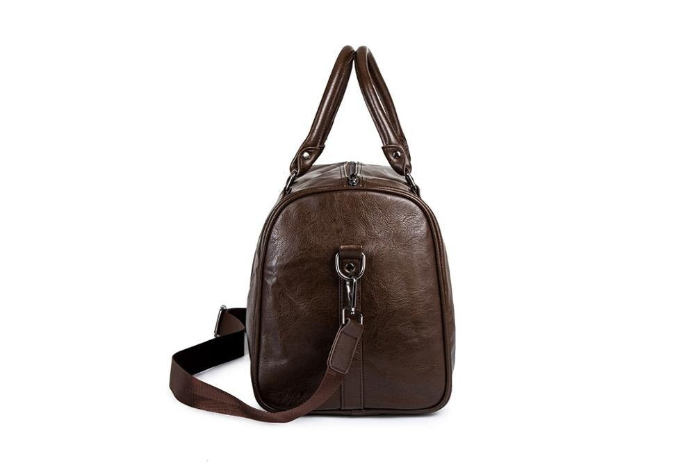 Mosrugs | Stylish Leather Men’s Travel Bag – Perfect for Long and Short Trips