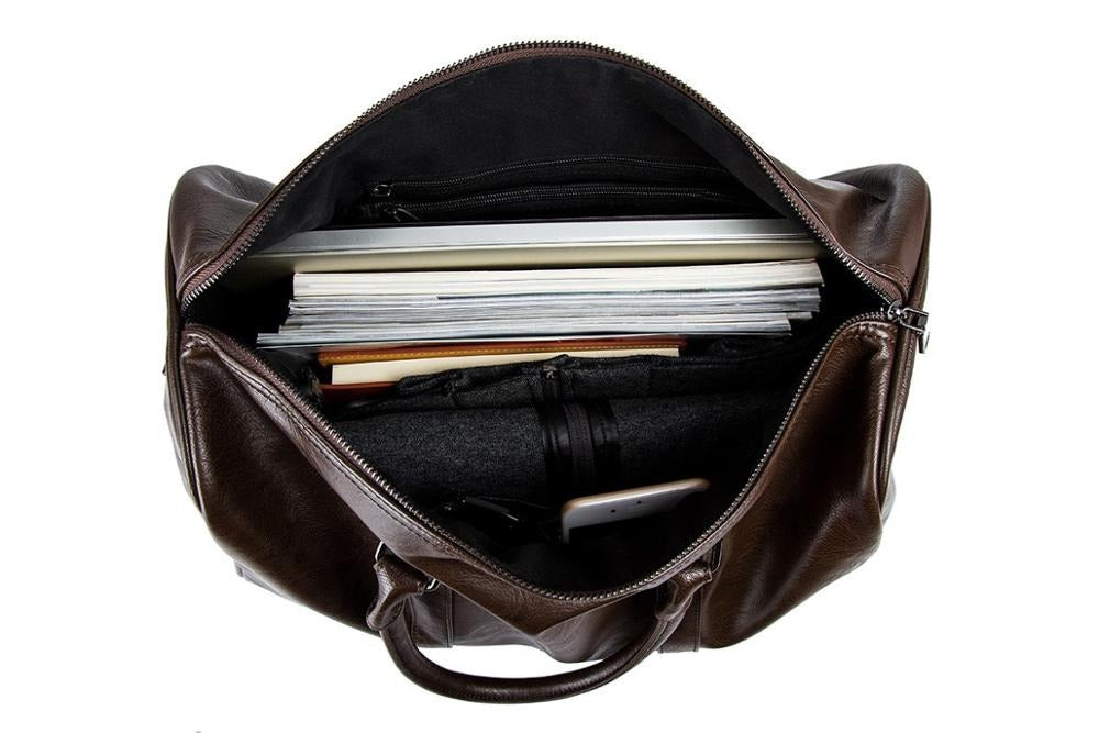 Mosrugs | Stylish Leather Men’s Travel Bag – Perfect for Long and Short Trips