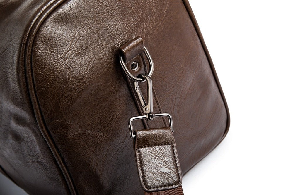 Mosrugs | Stylish Leather Men’s Travel Bag – Perfect for Long and Short Trips
