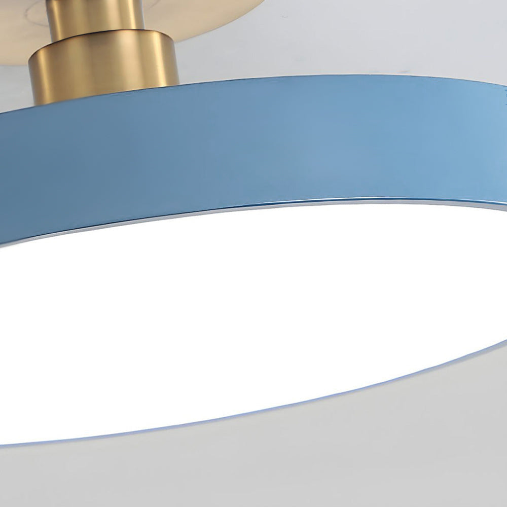 Mosrugs | Modern LED Semi Flush Mount Ceiling Light | Energy-Saving. Durable Design for Hallway. Dining Room & Living Room