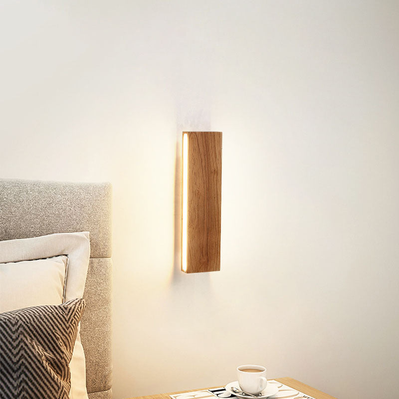 Mosrugs | OakBeam | Minimalist Solid Wood LED Wall Light