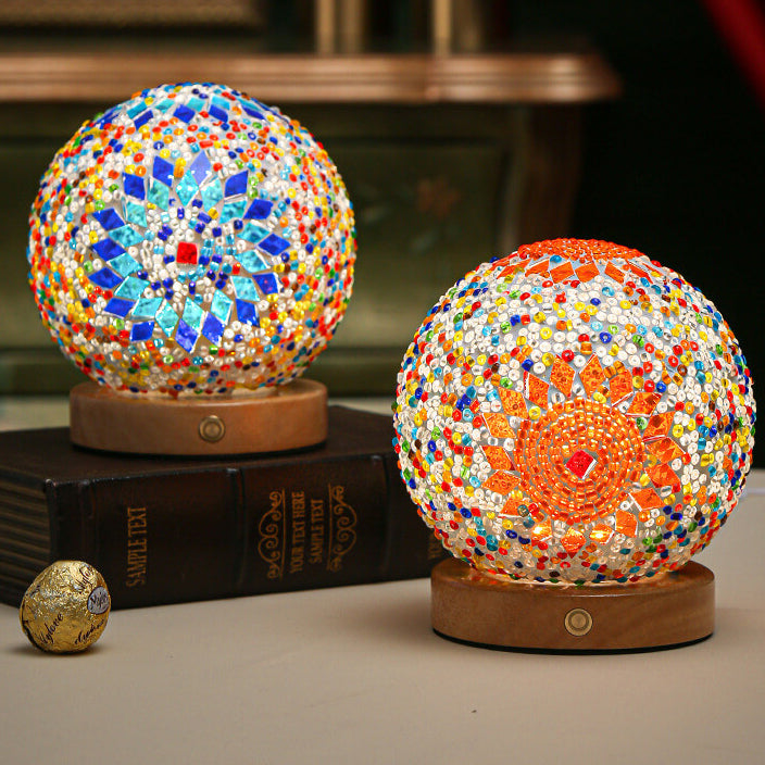 Mosrugs | BohoGlow – Modern Bohemian Table Lamp with USB Charging
