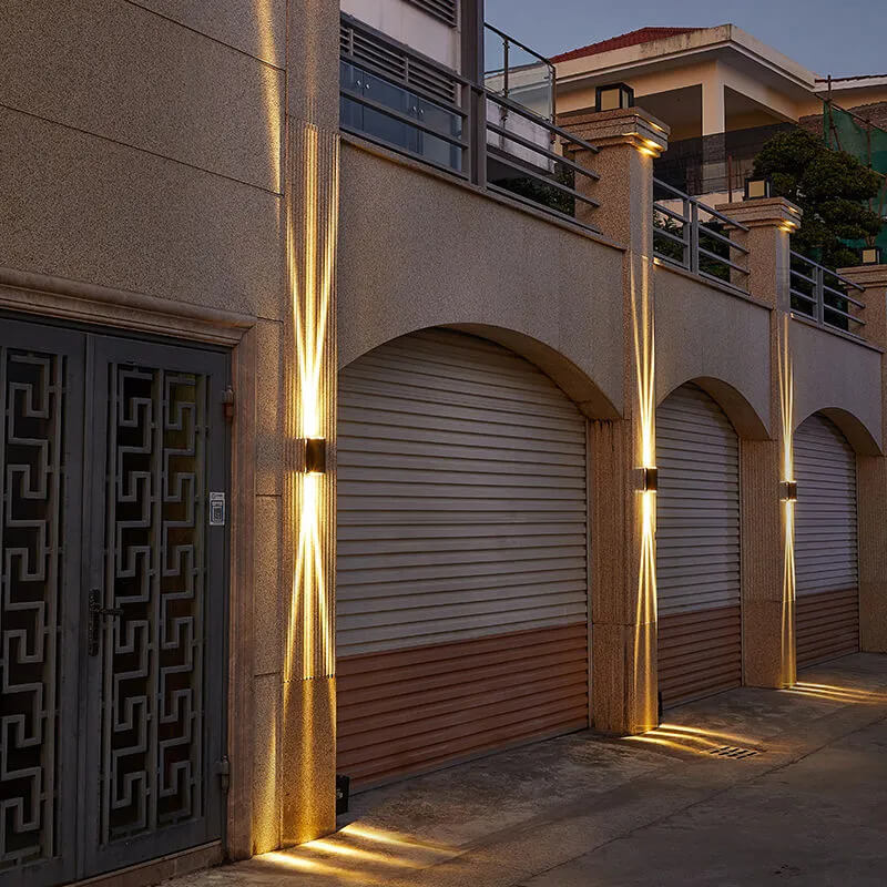 Mosrugs | Modern Waterproof LED Outdoor Wall Light – Rectangular Aluminium Fixture