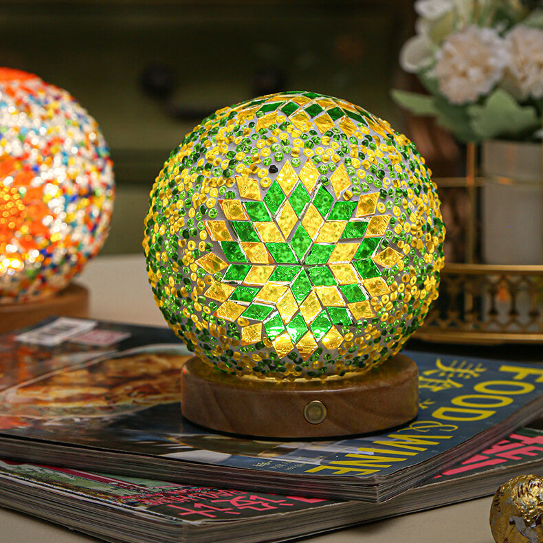 Mosrugs | BohoGlow – Modern Bohemian Table Lamp with USB Charging