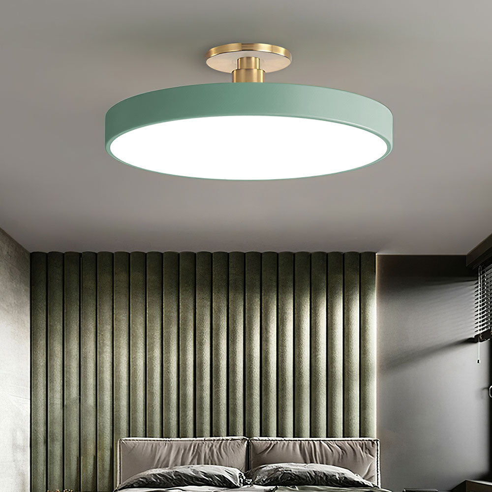 Mosrugs | Modern LED Semi Flush Mount Ceiling Light | Energy-Saving. Durable Design for Hallway. Dining Room & Living Room