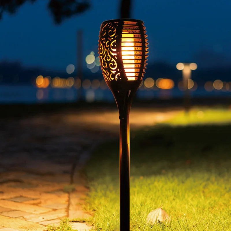 Mosrugs | SolarFlare – Outdoor Solar Torch with Realistic Flickering Flame & Weatherproof Design