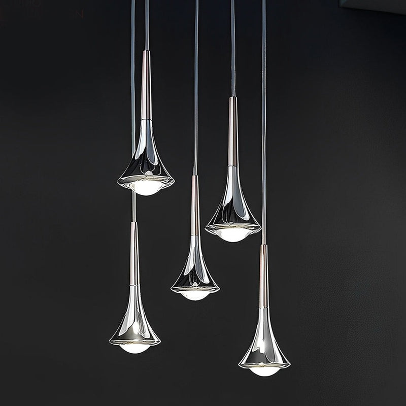 Mosrugs | CascadeLight - Water Drop LED Pendant for Staircases