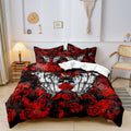Mosrugs | GothicLuxe - Skull & Rose-Themed Bed Set