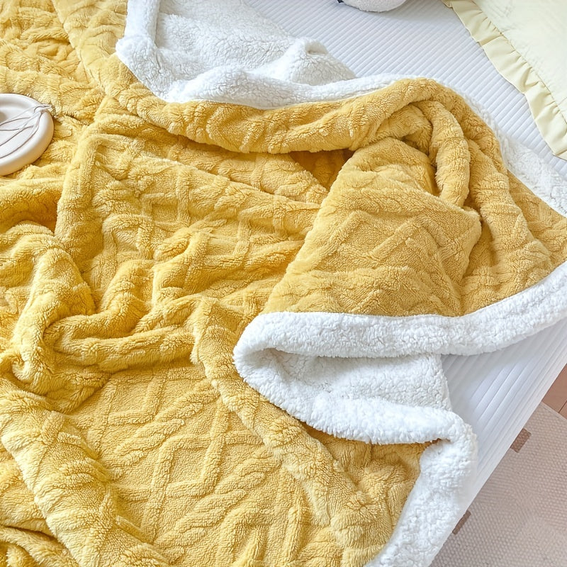 Mosrugs | CozyNest - Reversible Fleece Blanket for Fall and Winter