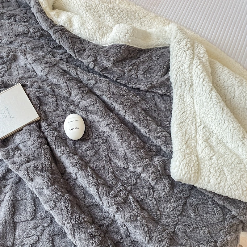 Mosrugs | CozyNest - Reversible Fleece Blanket for Fall and Winter