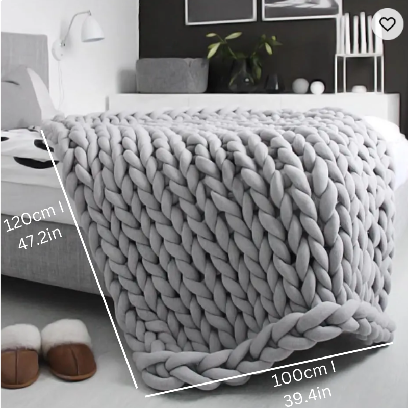Mosrugs | Organic Cotton Weighted Blanket | Breathable, Machine Washable & Ideal for Year-Round Comfort
