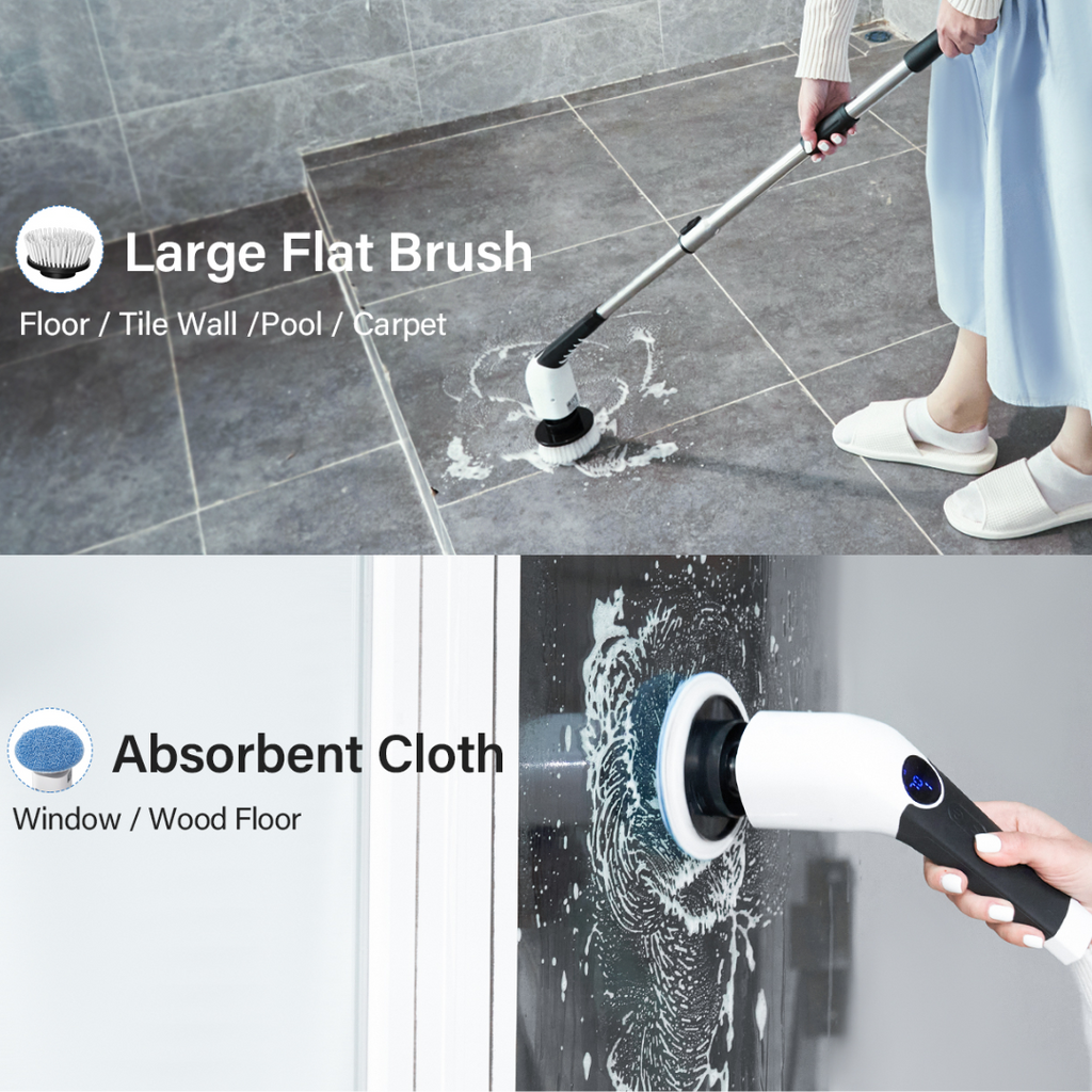 Mosrugs | Electric Spin Scrubber – Effortless Cleaning in Half the Time