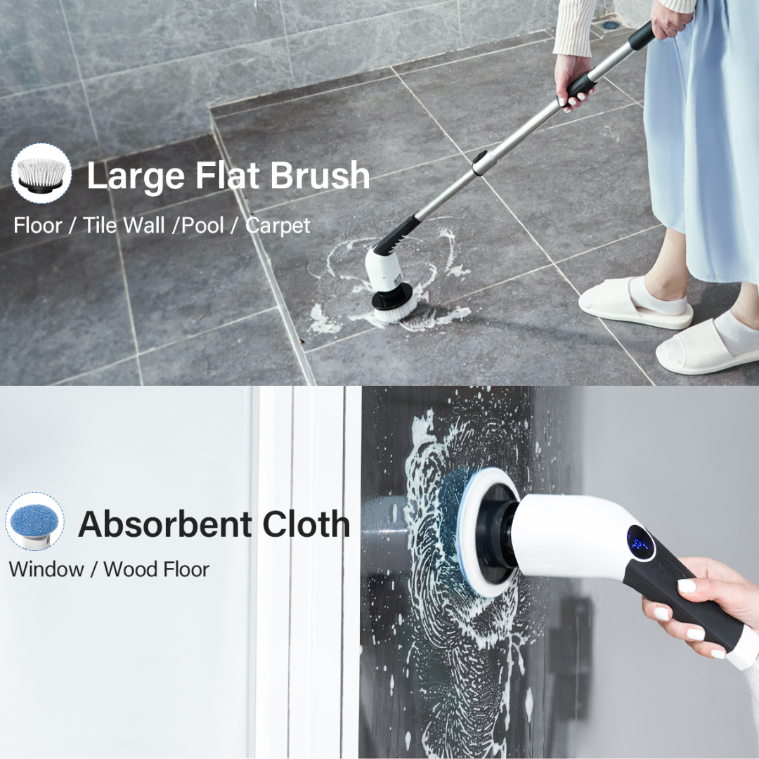 Mosrugs | Electric Spin Scrubber – Effortless Cleaning in Half the Time
