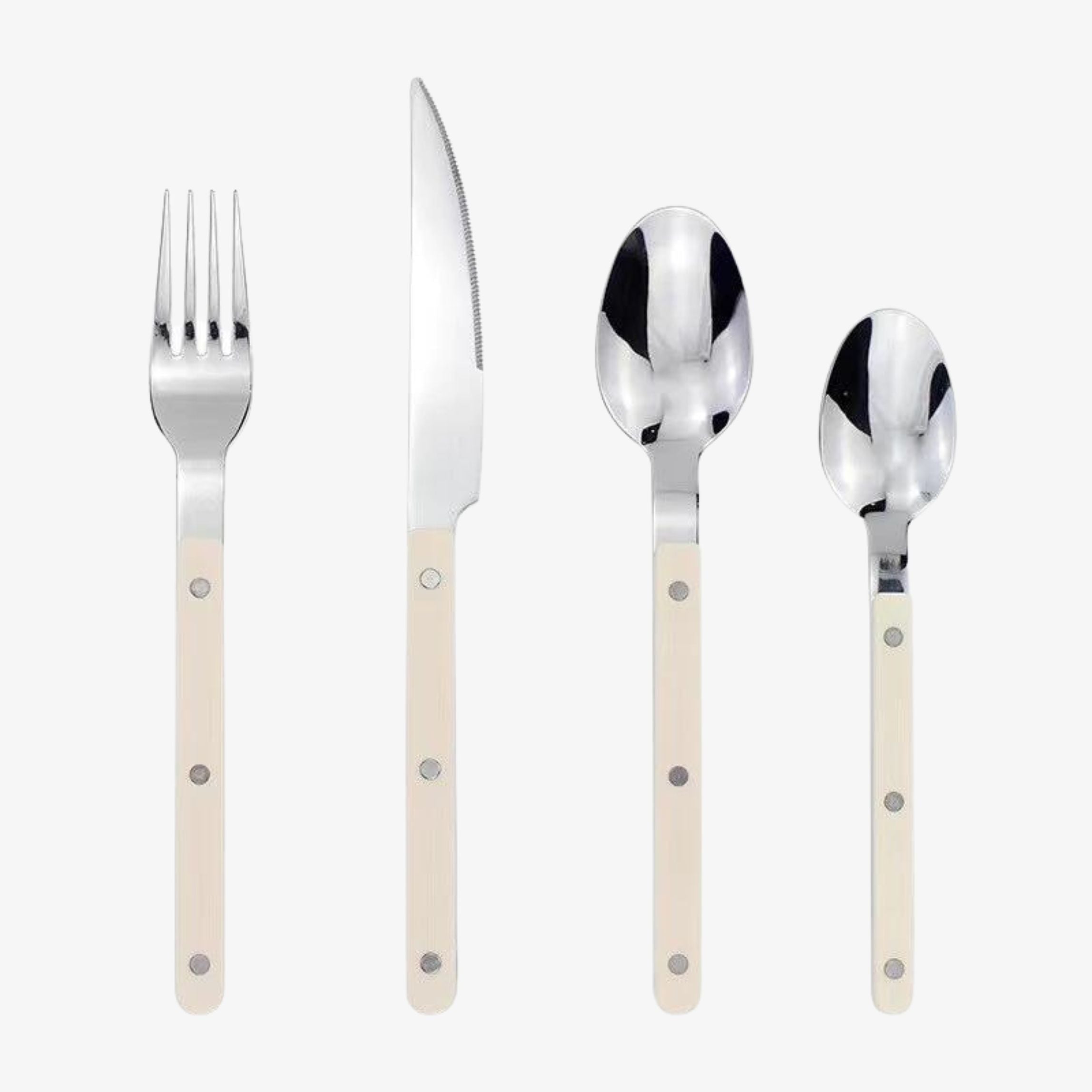 Mosrugs | 24-Piece Cutlery Set – Engraved Stainless Steel Flatware for 6 People