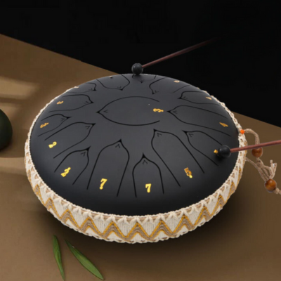 Mosrugs | EchoDrum – Steel Tongue Drum for Meditation, Yoga, and Relaxation