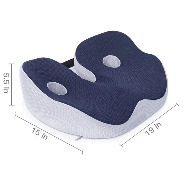 Mosrugs | Adjustable Memory Foam Sit Bone Relief Seat Cushion