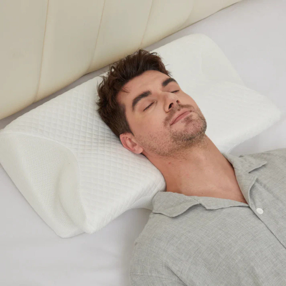 Mosrugs | Pillow for Side & Back Sleepers – Orthopedic Memory Foam Pillow for Neck & Shoulder Pain Relief and Perfect Sleep Alignment