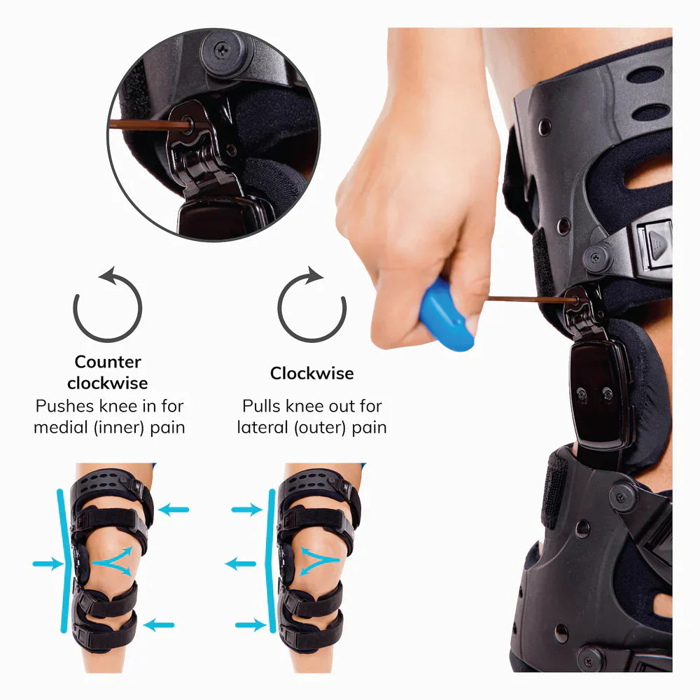 Mosrugs | Osteoarthritis Unloader Knee Brace – Medial & Lateral Support for Bone-on-Bone Arthritis Relief