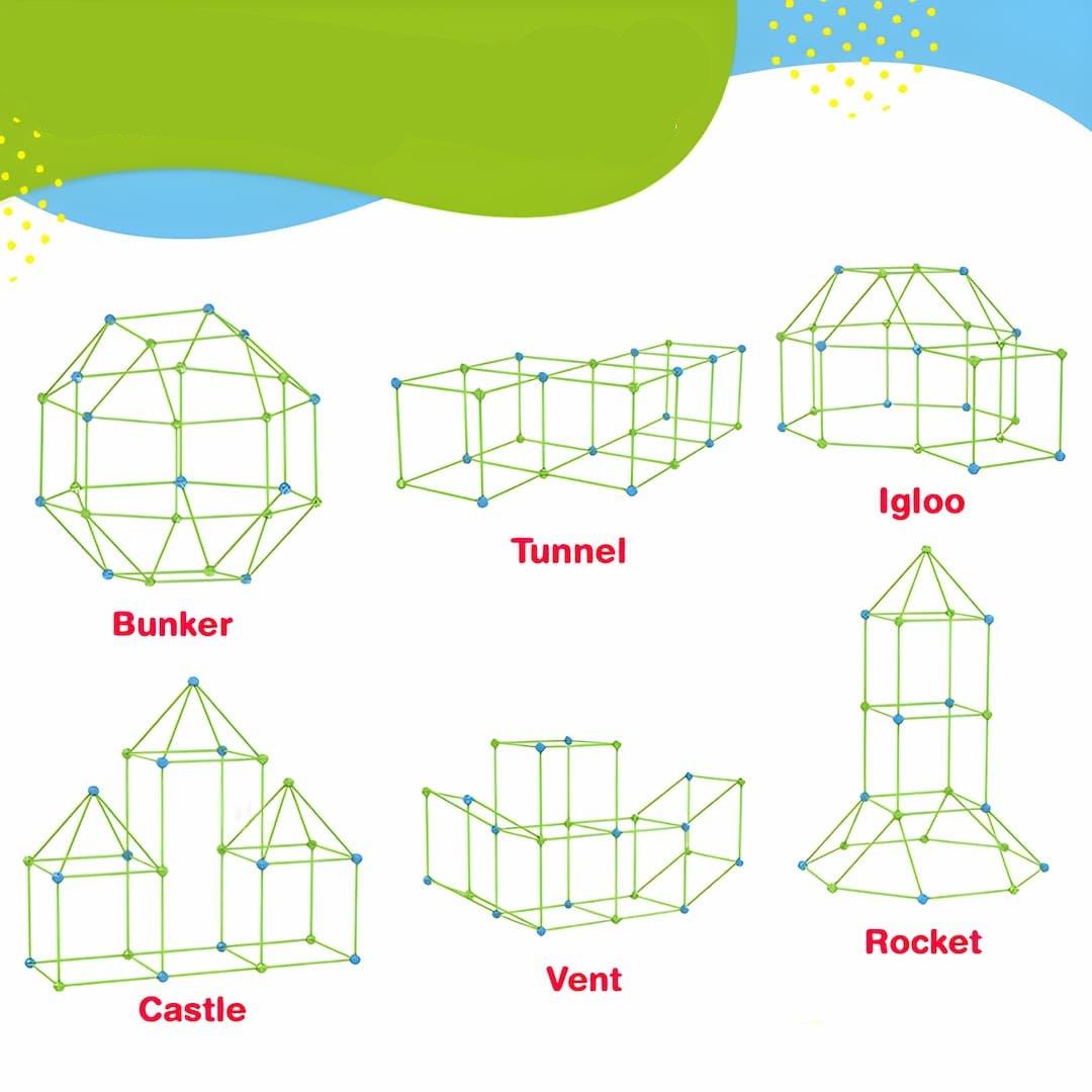 Mosrugs | Magical Kids Fort – Imaginative Play Castle Tent for Indoor Adventures