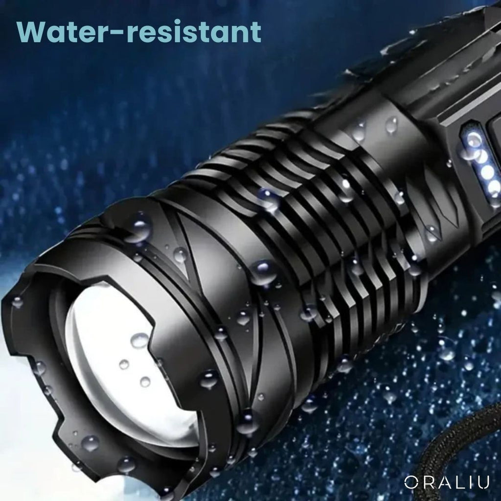Mosrugs | Zoomable LED Flashlight – 3KM Range, Ultra Bright & Durable