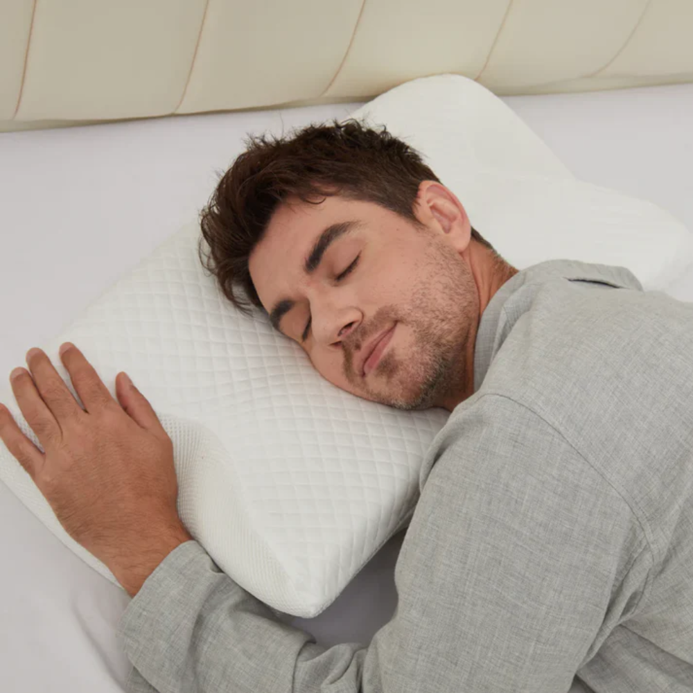 Mosrugs | Pillow for Back & Shoulder Pain Relief – Orthopedic Memory Foam Posture Pillow for Neck, Shoulder & Spinal Alignment Support