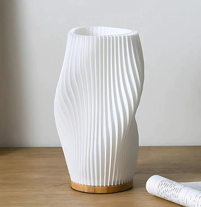Mosrugs | Wavecrest Table Lamp – Soft Glow Designer Lamp with Dimmable Warm & Natural White Light