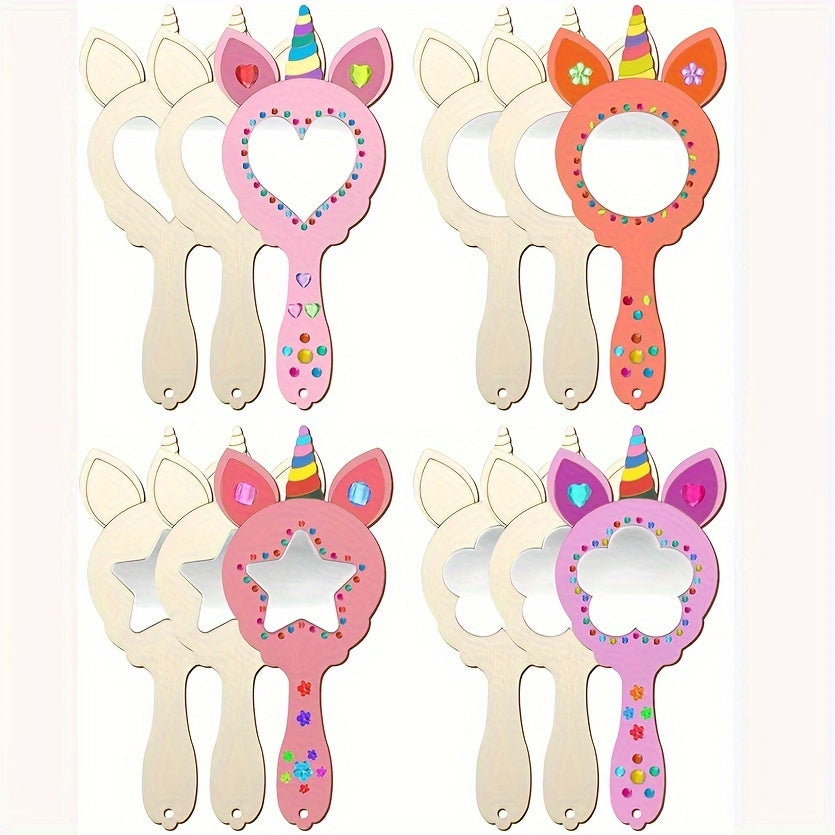 Mosrugs | WhimsyReflections - DIY Unicorn Mirror with Hand-Painted Design
