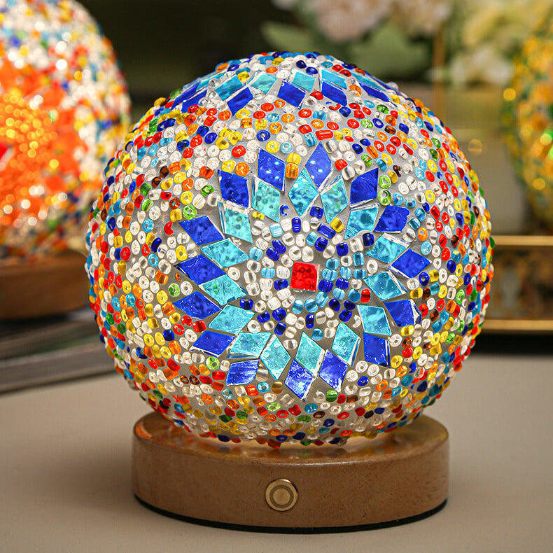 Mosrugs | BohoGlow – Modern Bohemian Table Lamp with USB Charging