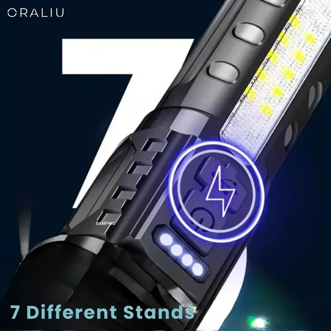 Mosrugs | Zoomable LED Flashlight – 3KM Range, Ultra Bright & Durable