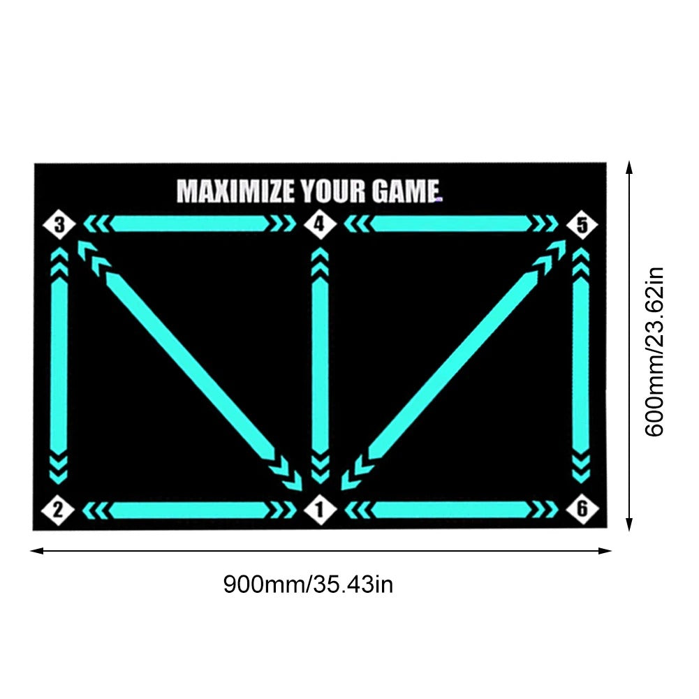 Mosrugs | Soccer Training Mat – Anti-Slip, Noise-Reducing Training Tool