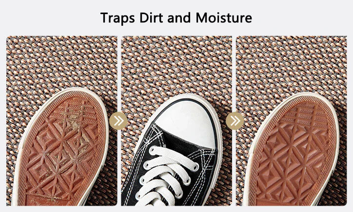 Mosrugs | Woven Indoor Door Mats | Machine Washable. Non-Slip & Ideal for Home Decor and High-Traffic Areas