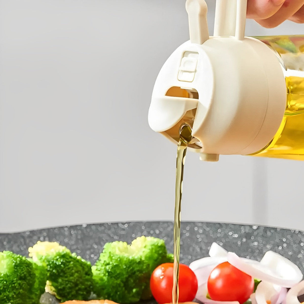 Mosrugs | 2-in-1 Olive Oil Dispenser & Sprayer – Perfect for Cooking, Salads, and BBQ