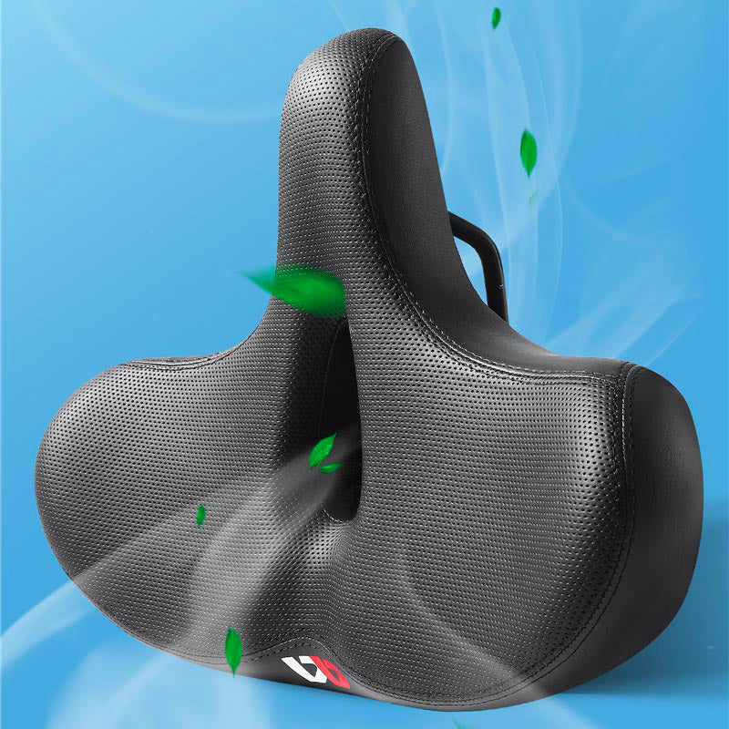 Mosrugs | RideEase - Extra Wide & Breathable Comfortable Bike Saddle, Ergonomic Bicycle Seat