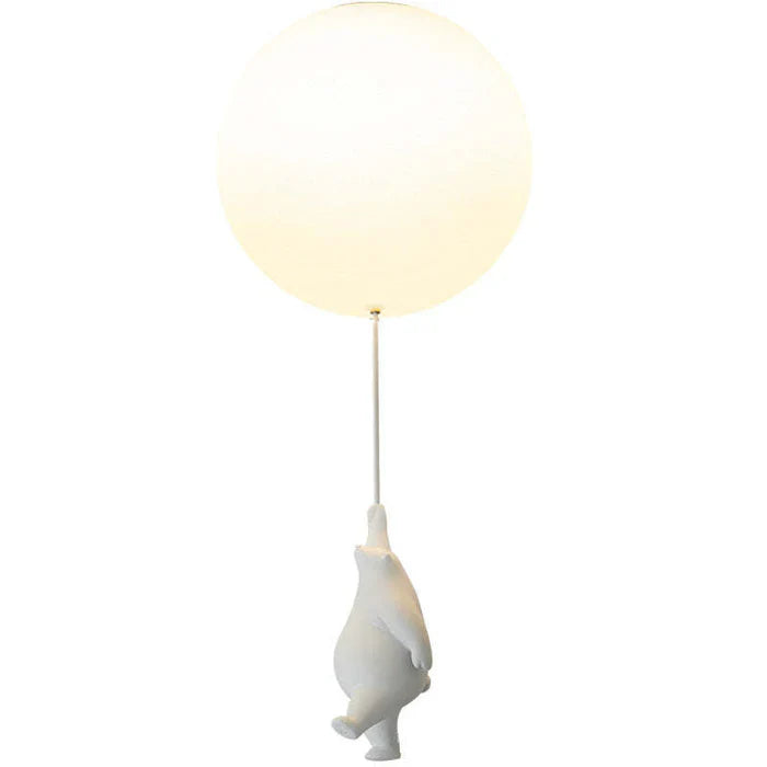 Mosrugs | CloudBear Kids Ceiling Light – Bear & Balloon LED Pendant Lamp for Nursery and Bedroom Decor