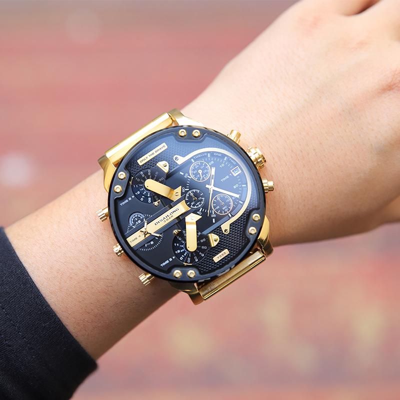 Mosrugs | Stainless Steel Chronograph Quartz Watch – Elegant Men’s Luxury Timepiece