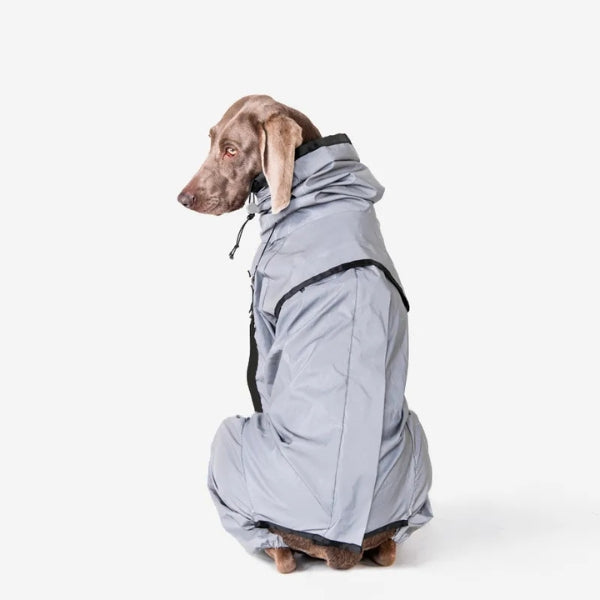 Mosrugs | Waterproof Dog Coat with Legs – Reflective Dog Rain Jacket for Small & Large Breeds | Best Rain Coat for Dogs UK