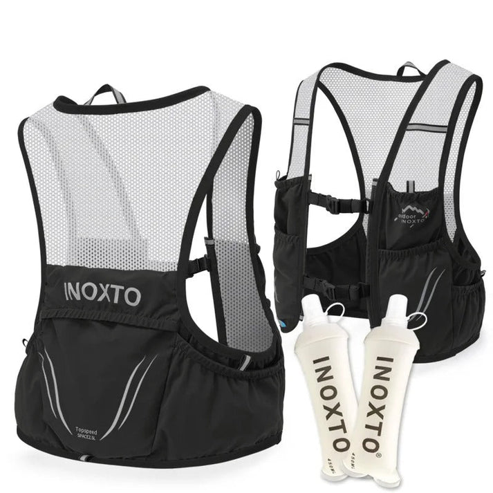 Mosrugs | Trail Running Hydration Vest – Includes 2 Soft Flasks