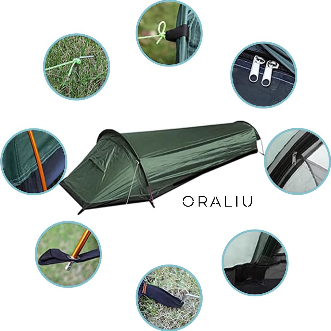 Mosrugs | 1-Person Lightweight Waterproof Camping Tent – Compact & Easy Setup
