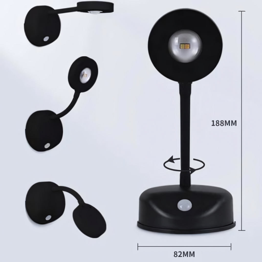 Mosrugs | Spark360 – Wireless LED Spotlight with Motion Sensor and 360° Adjustable Mount