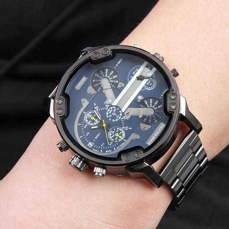 Mosrugs | Stainless Steel Chronograph Quartz Watch – Elegant Men’s Luxury Timepiece
