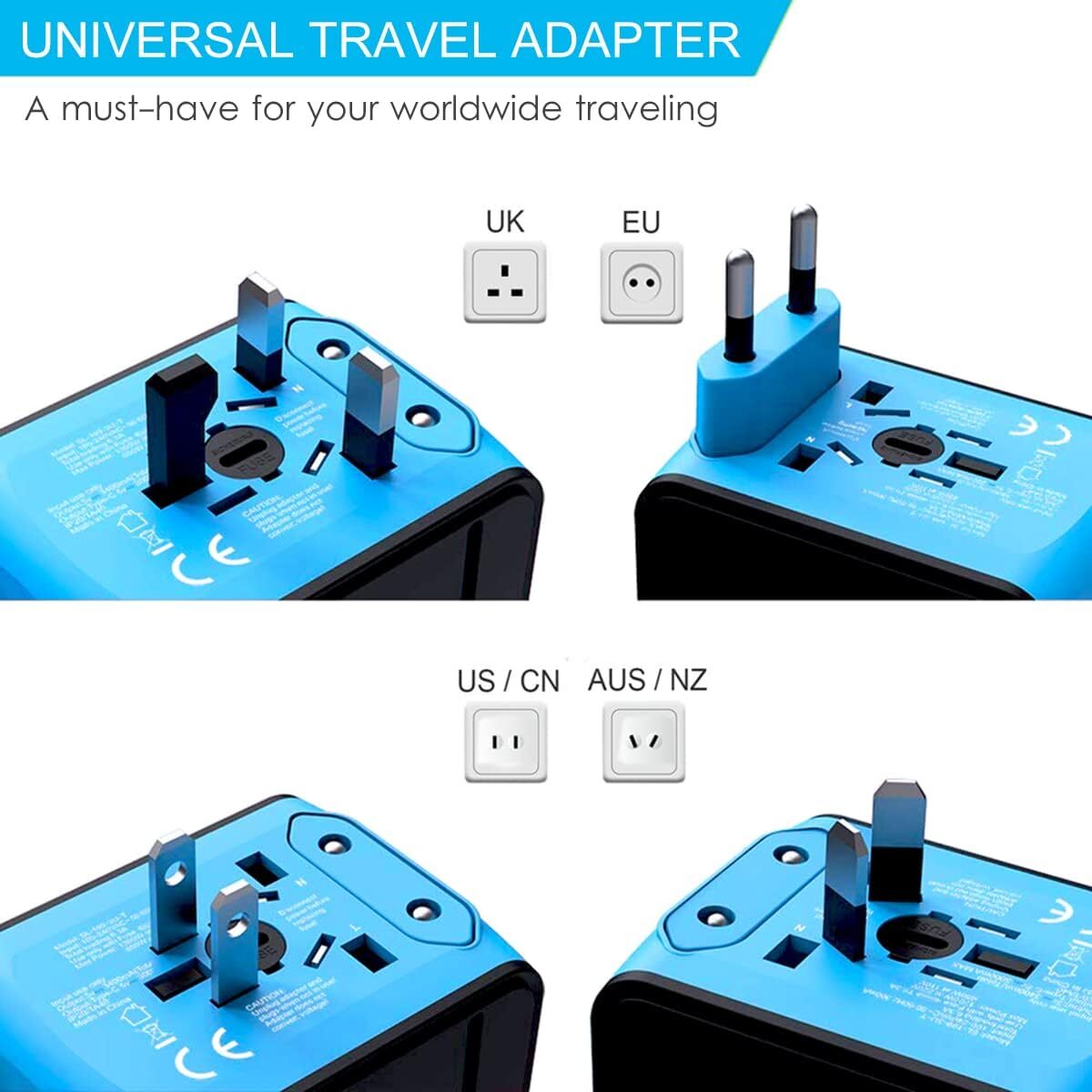 Mosrugs | Ultimate Travel Power Hub: All-in-One Universal Adapter