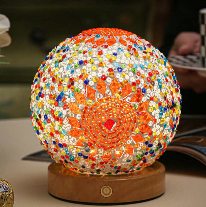 Mosrugs | BohoGlow – Modern Bohemian Table Lamp with USB Charging