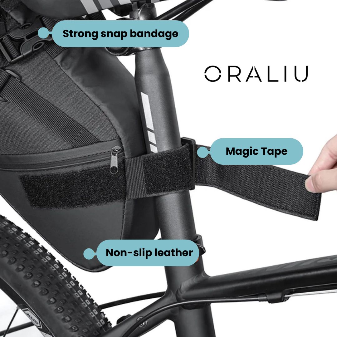 Mosrugs | Waterproof Bike Saddle Bag – 10L Capacity, Lightweight & Durable Cycling Seat Pack