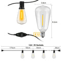 Mosrugs | Weatherproof Outdoor LED String Lights – Garden, Patio & Festive Lighting