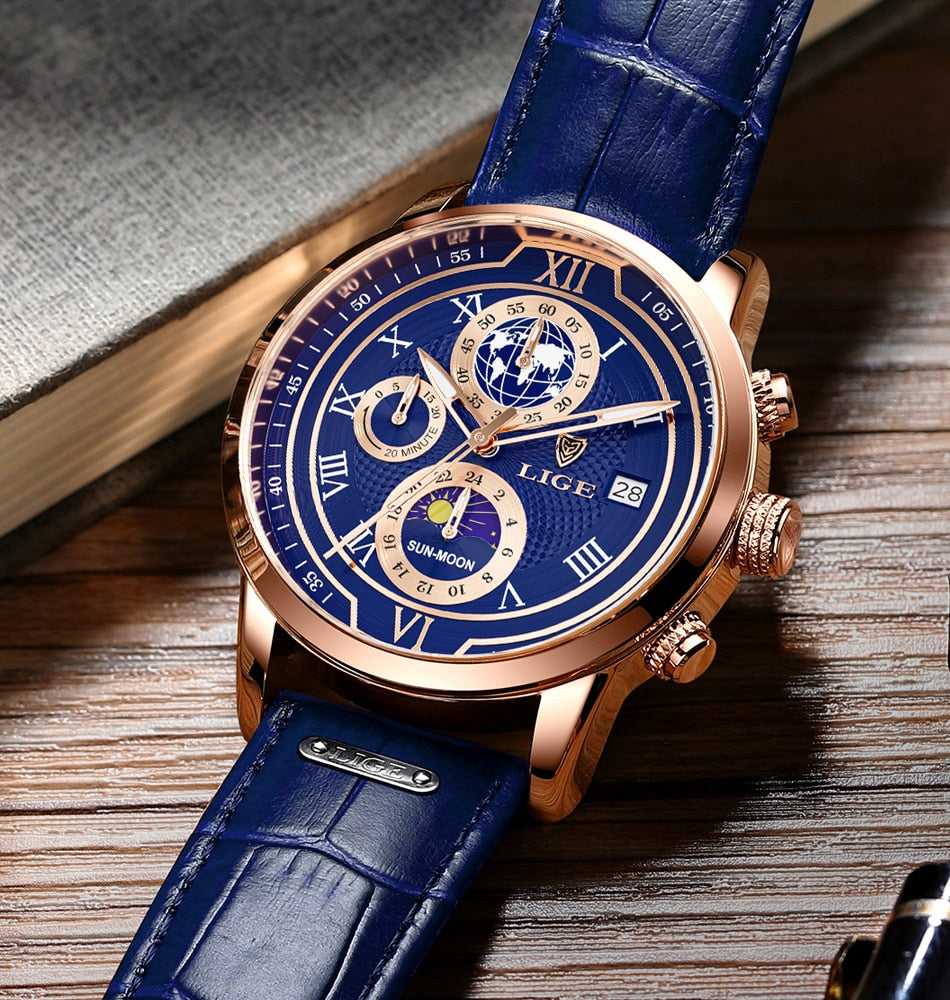 Mosrugs | Classic Chronograph Men’s Watch | Stylish & Functional Luxury Wristwatch for Every Occasion