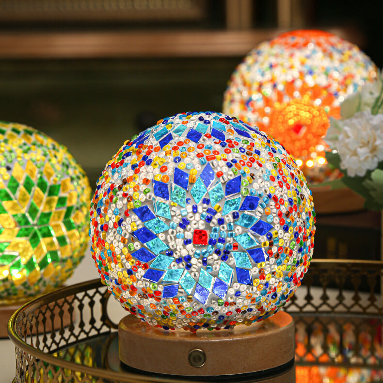 Mosrugs | BohoGlow – Modern Bohemian Table Lamp with USB Charging